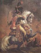 Theodore Gericault Chasseur of the Imperial Guard,Charging (mk10 Spain oil painting artist
